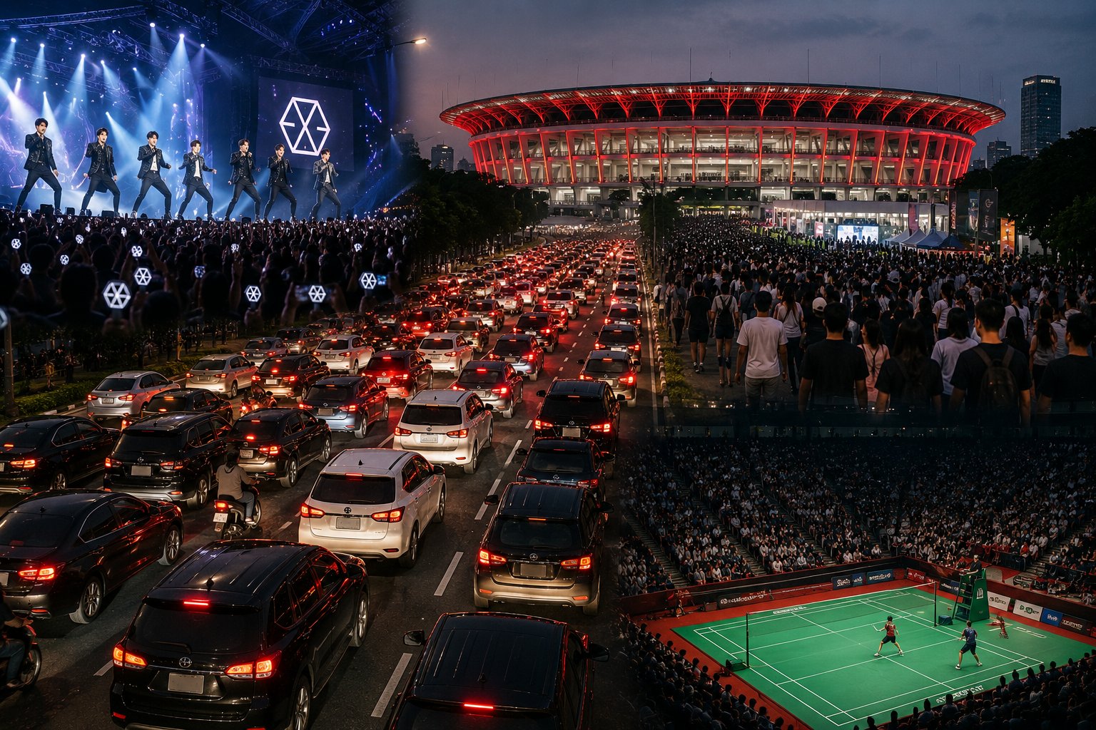 Akhir Pekan Ini Senayan Macet Total! Ada Konser EXO hingga Indonesia Open, Simak Jadwal Event GBK Seminggu ke Depan