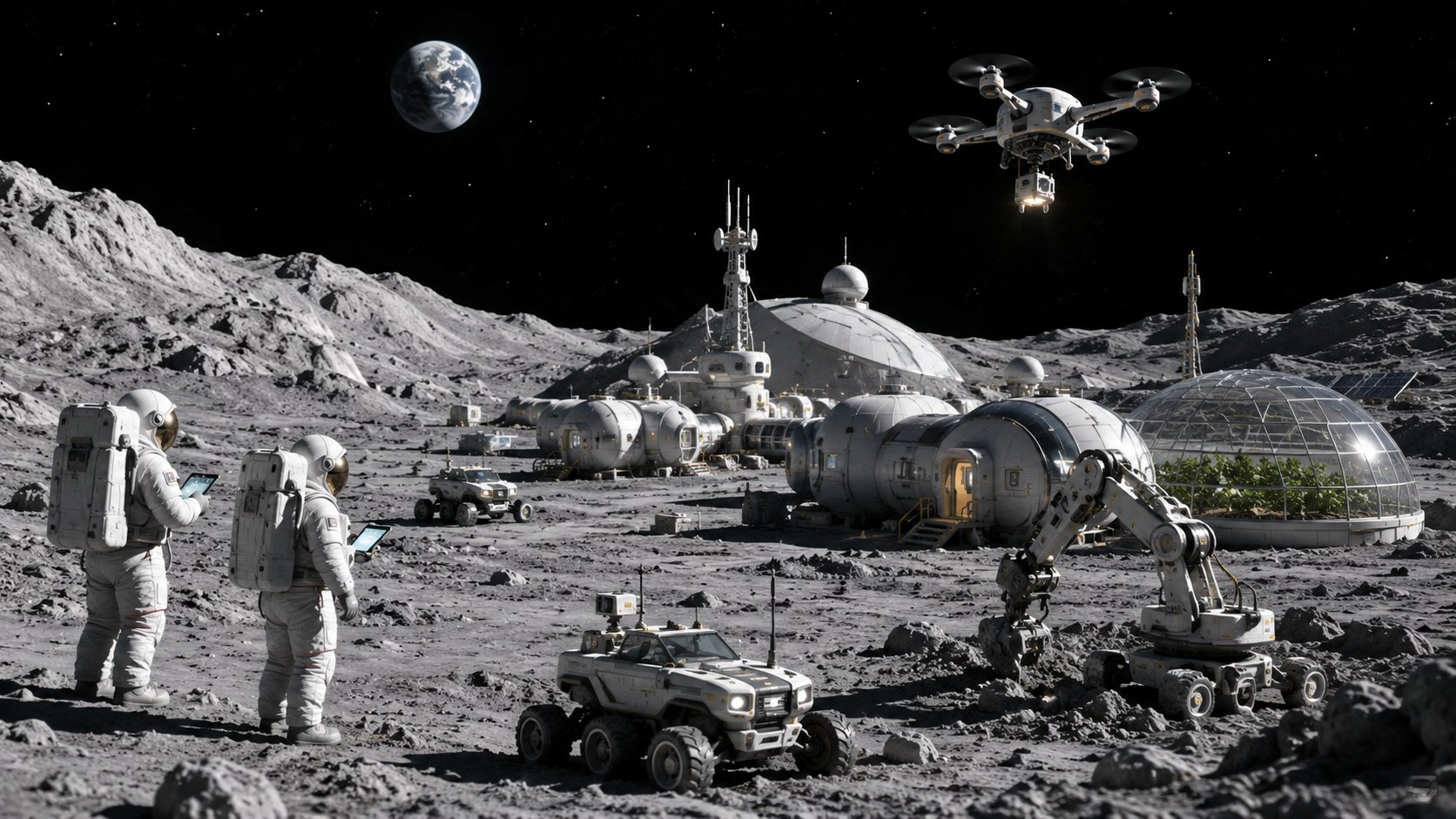 NASA Manfaatkan AI dan Drone untuk Bangun Pangkalan Masa Depan di Bulan