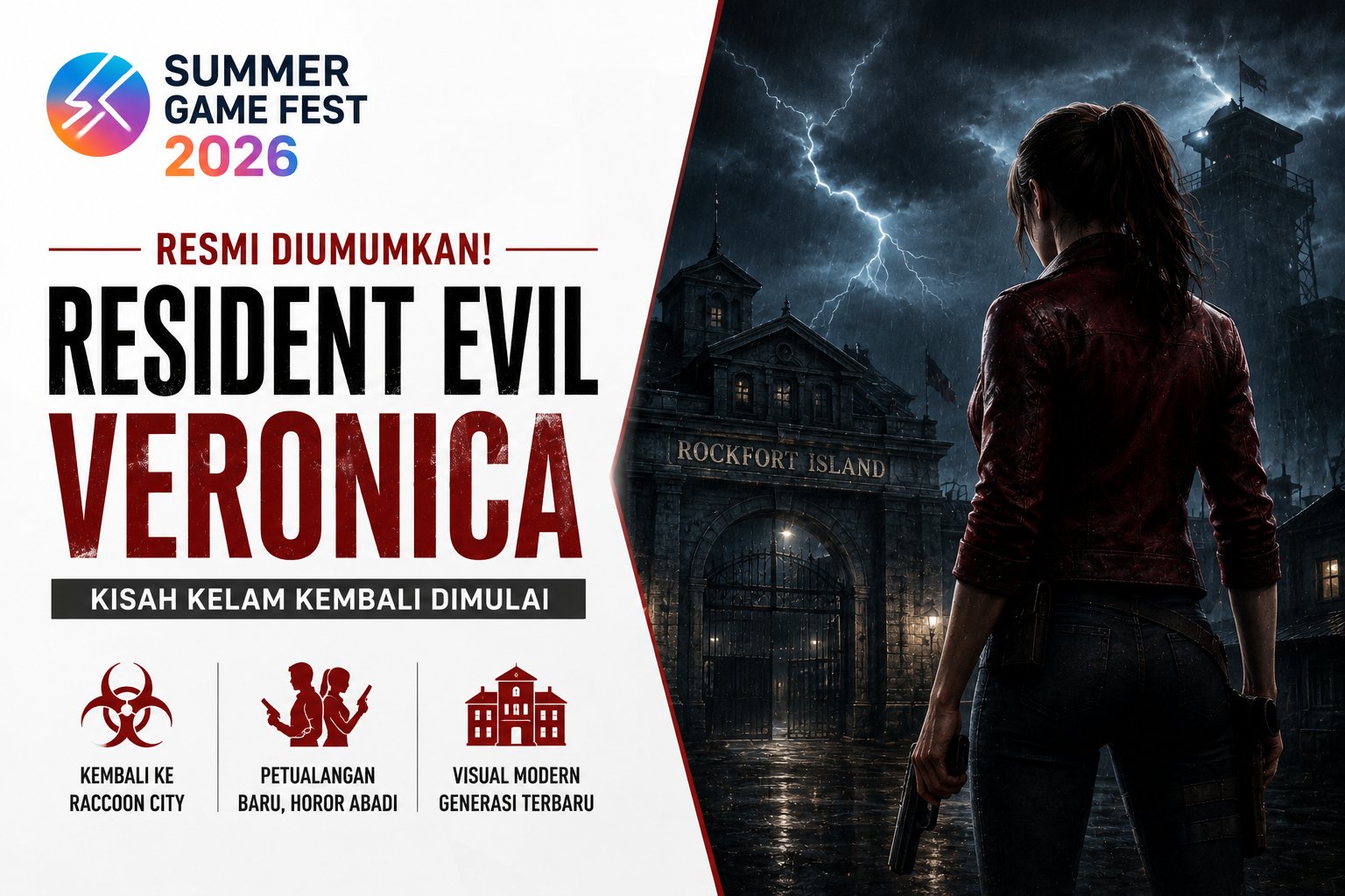 Resident Evil: Veronica Resmi Diumumkan di Summer Game Fest 2026, Capcom Akhirnya Hidupkan Kembali Salah Satu Seri Favorit Fans