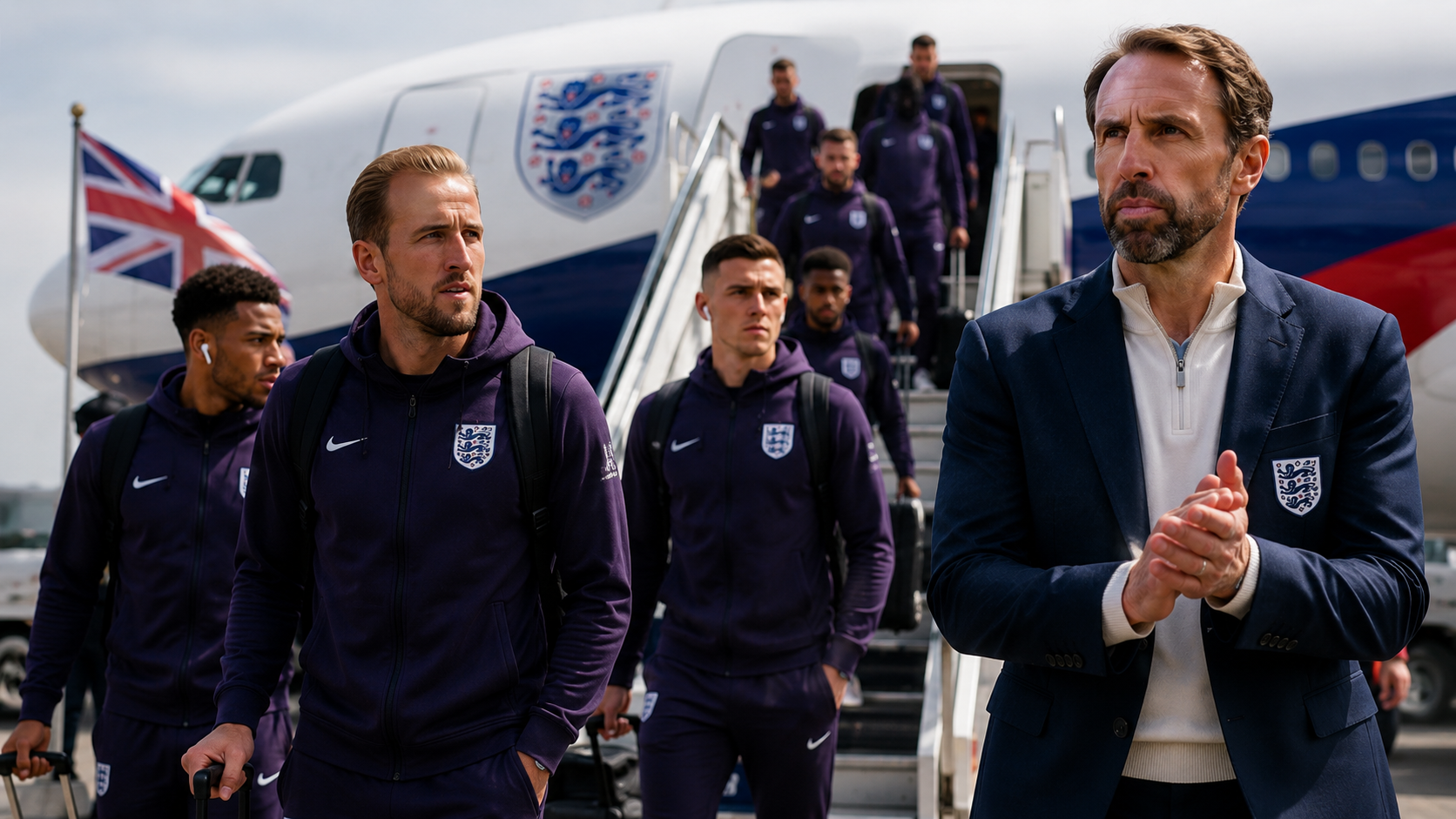 Skuad Mewah Timnas Inggris Resmi Mendarat di Amerika Utara dan Gareth Southgate Tegaskan Kesiapan Mental Anak Asuhnya