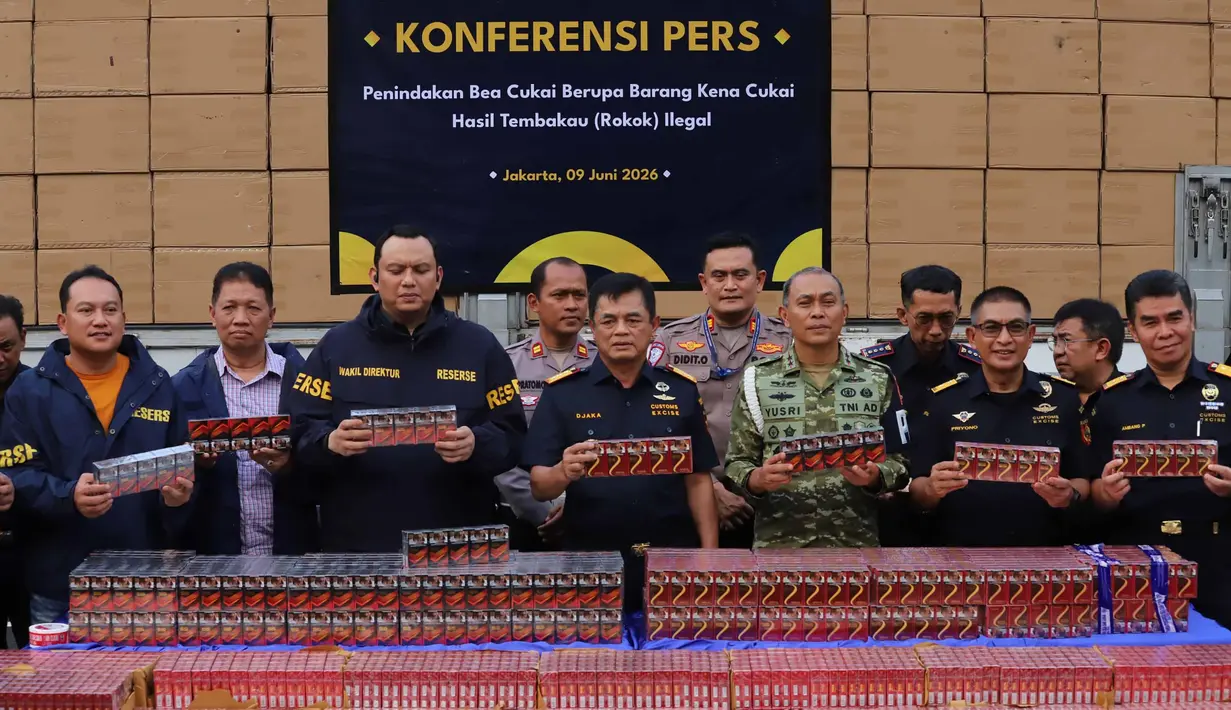 Bea Cukai Sita 89 Juta Batang Rokok Ilegal, Selamatkan Potensi Kerugian Negara hingga Ratusan Miliar Rupiah