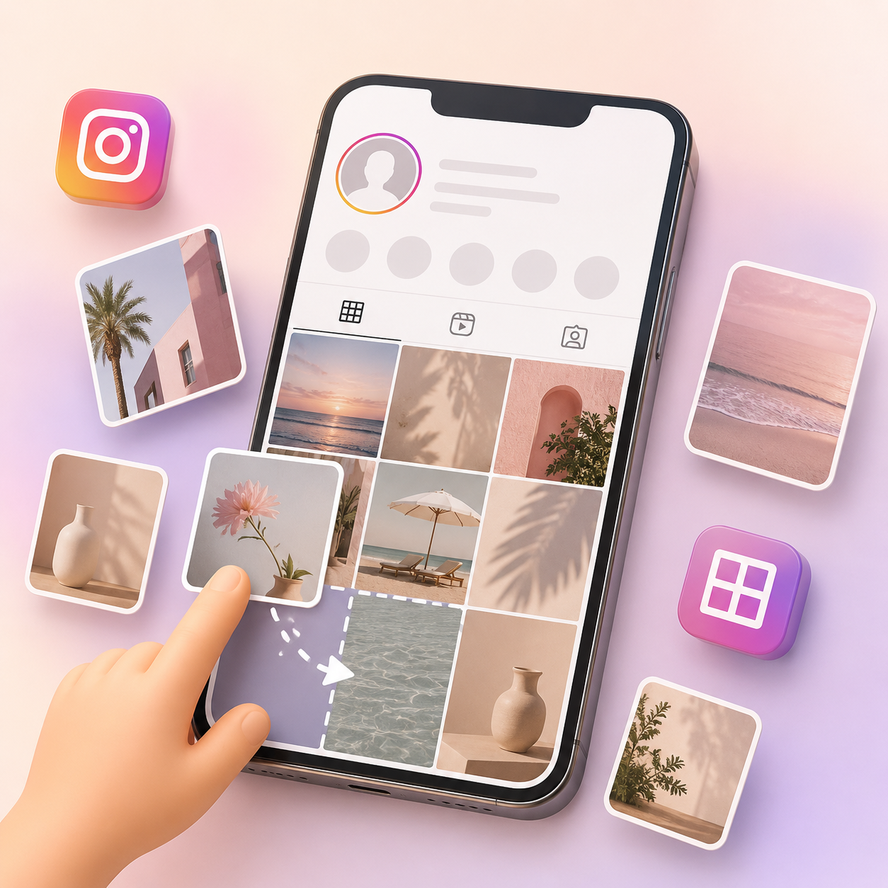 Instagram Rilis Fitur Reorder Grid Kini Pengguna Bisa Atur Ulang Estetika Foto di Profil Sesuka Hati
