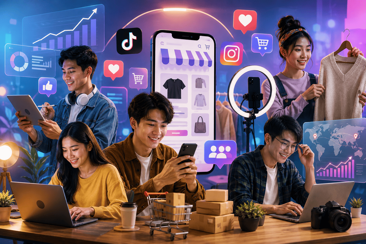 Generasi Z Dorong Tren Bisnis Digital, Peluang Usaha Baru Bermunculan di Era Media Sosial