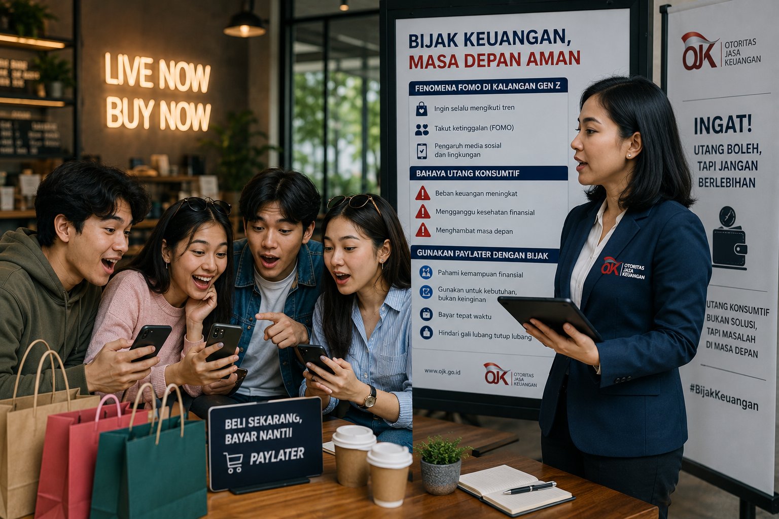 Otoritas Jasa Keuangan Soroti Fenomena FOMO di Kalangan Gen Z dan Bahaya Utang Konsumtif Gaya Hidup melalui Paylater