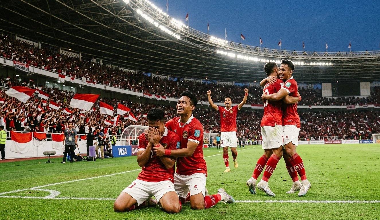 Timnas Indonesia Guncang Dunia Raih Kemenangan Perdana di Piala Dunia 2026 Setelah Tumbangkan Raksasa Eropa