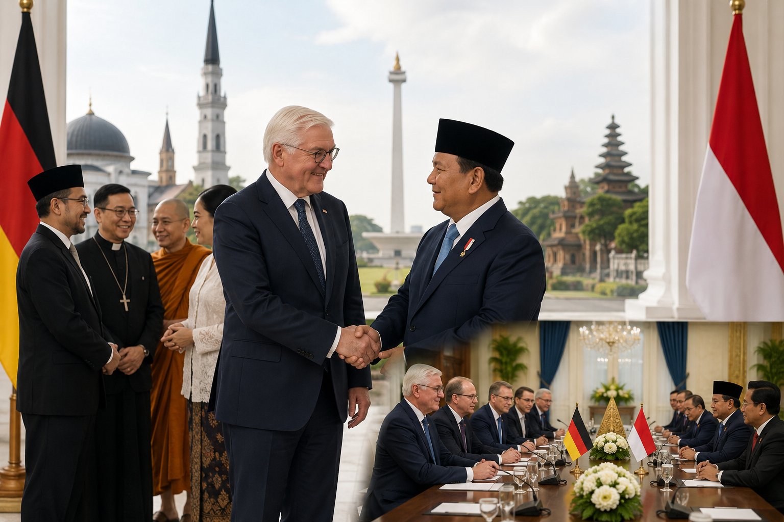 Kunjungan Presiden Jerman ke Jakarta Diwarnai Dialog Toleransi dan Pertemuan Bilateral