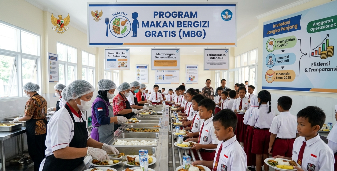 Mengupas Efisiensi Jangka Panjang vs Beban Operasional Fantastis Program Makan Bergizi Gratis (MBG)