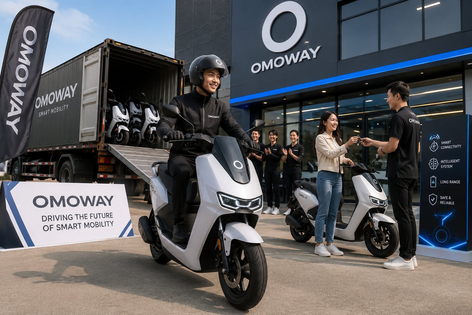 Omoway Resmi Kirim Perdana Motor Listrik Pintar OMO-X ke Konsumen Indonesia, Tandai Era Baru Mobilitas Roda Dua