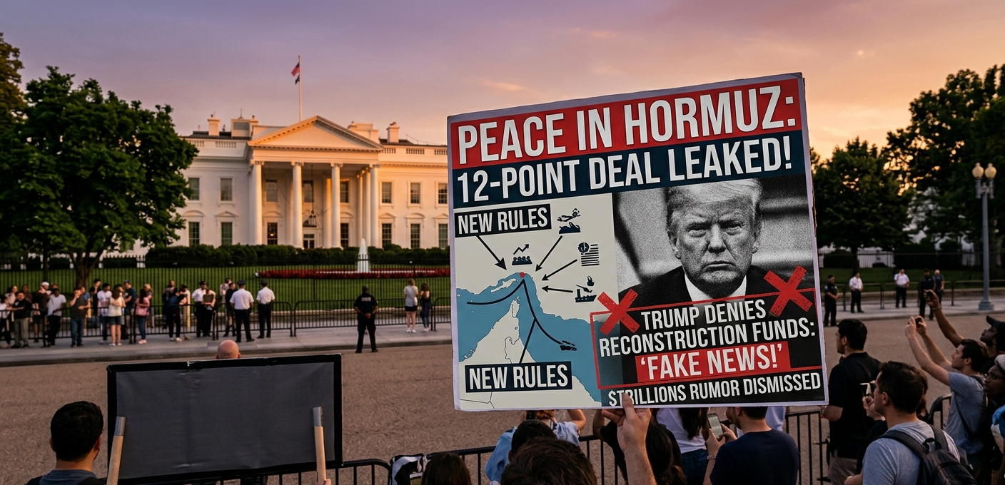 Bocor! 12 Poin Perjanjian Damai AS-Iran Beredar, Donald Trump Sebut Rumor Dana Rekonstruksi 'Berita Palsu'