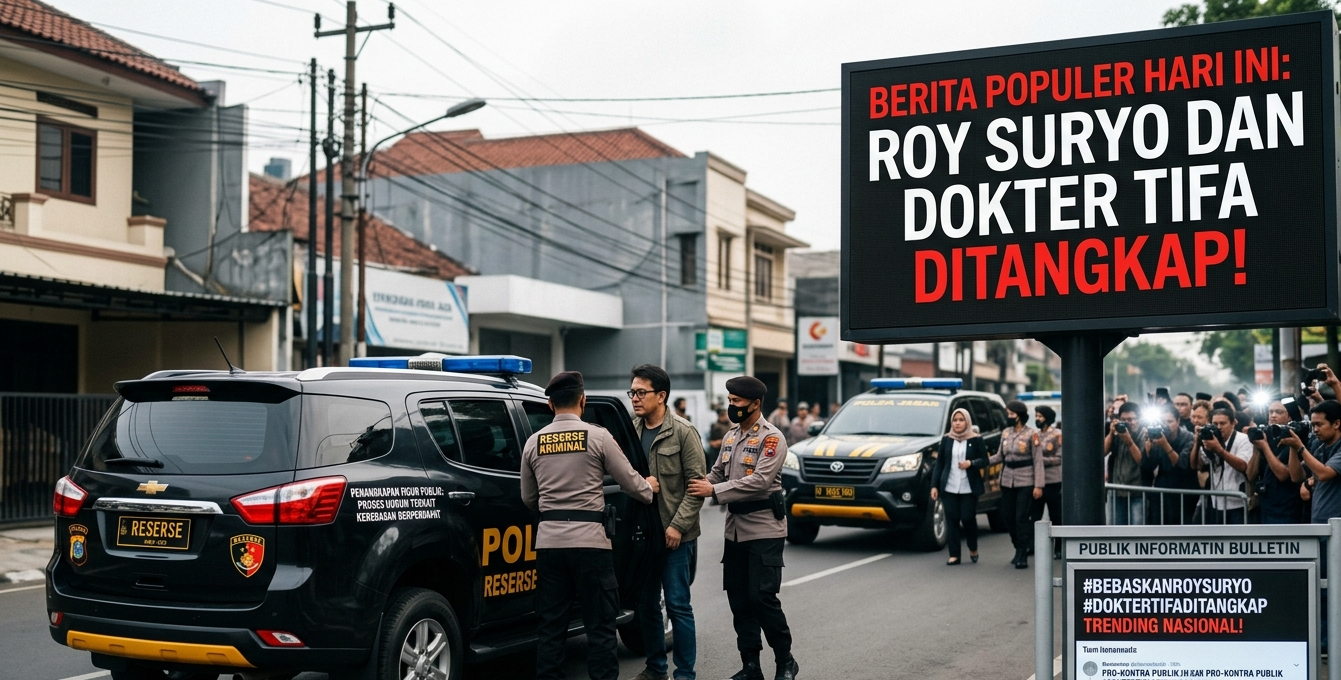 Guncang Jagat Maya, Roy Suryo dan Dokter Tifa Dikabarkan Ditangkap Kepolisian Atas Dugaan Kasus Hukum