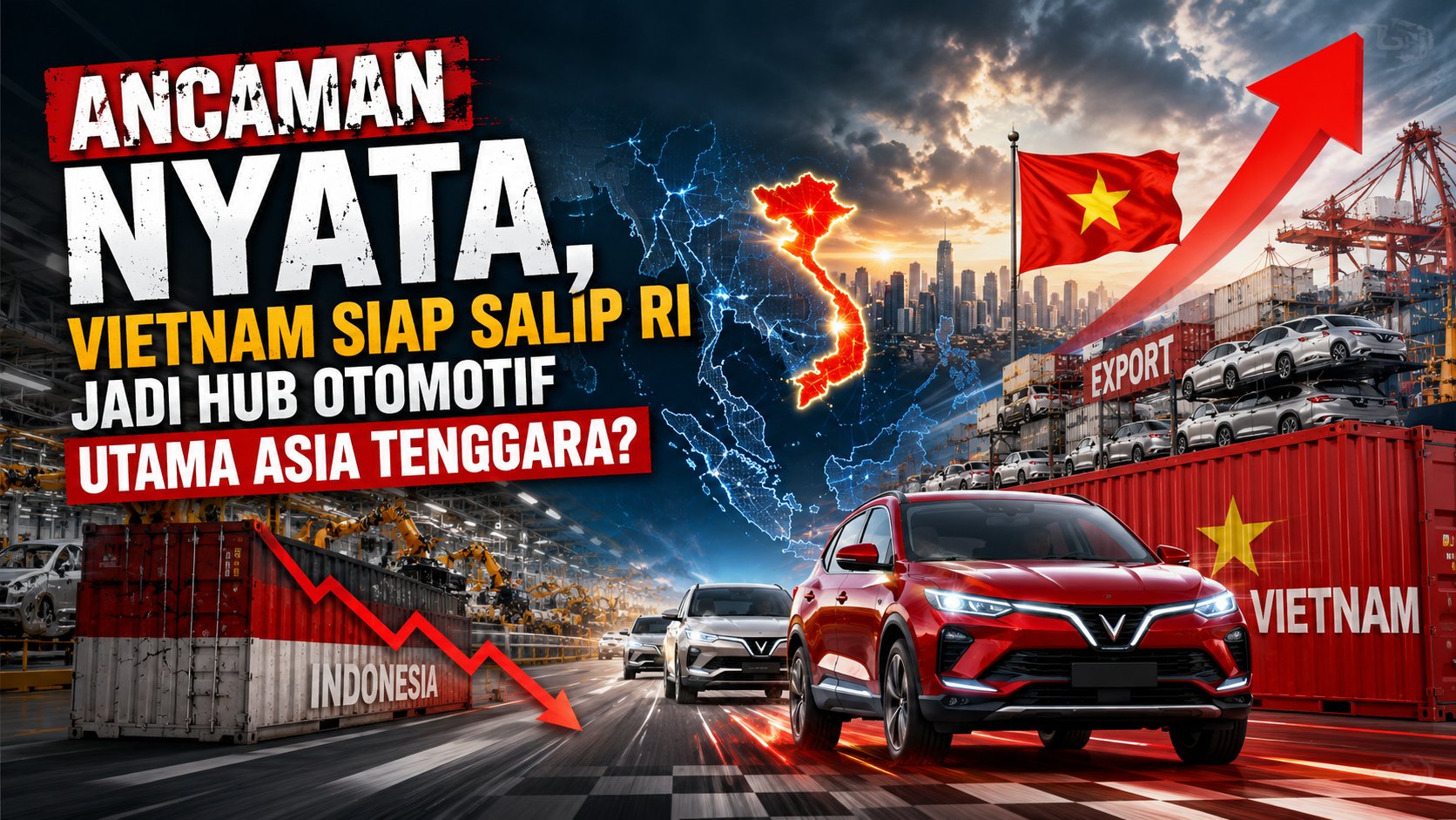 Ancaman Nyata, Vietnam Siap Salip RI Jadi Hub Otomotif Utama Asia Tenggara?