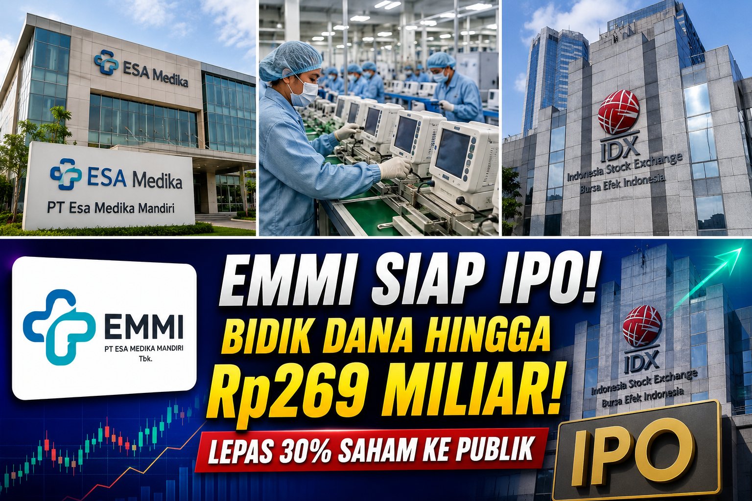 IPO EMMI Resmi Dibuka! PT Esa Medika Mandiri Bidik Dana Segar untuk Ekspansi Layanan Kesehatan Nasional