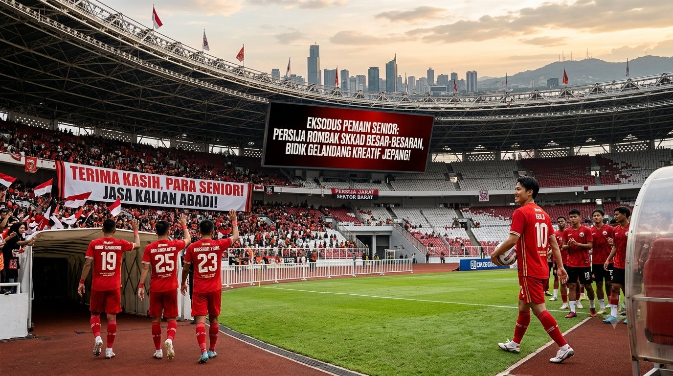 Eksodus Pemain Senior Persija Jakarta Rombak Skuad Besar-Besaran, Bidik Gelandang Kreatif Jepang!