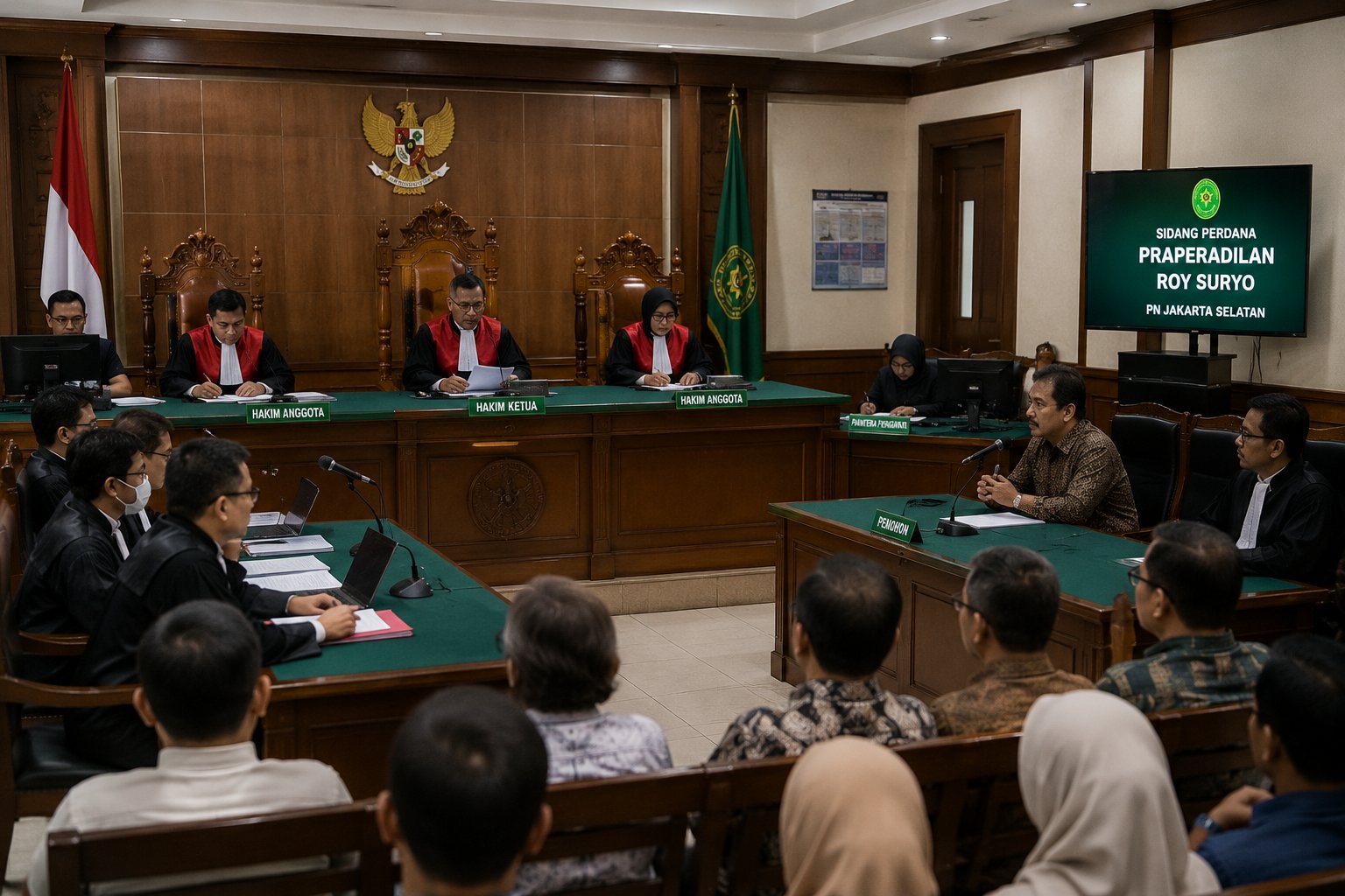 Sidang Perdana Praperadilan Roy Suryo Digelar di PN Jaksel, Gugat Sahnya Penangkapan dan Penggeledahan