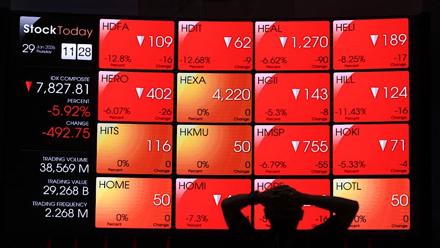 IHSG Merosot 2,4%, Saham Grup Prajogo Pangestu Jadi Pemberat Utama Pasar