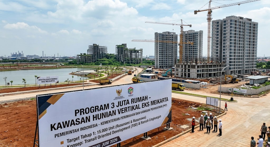 Dobrakan Baru! Lahan Eks Meikarta Resmi Diambil Alih Pemerintah demi Program 3 Juta Rumah