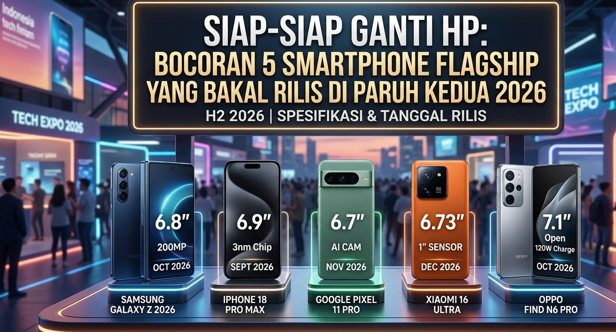 Siap-Siap Ganti HP Bocoran 5 Smartphone Flagship yang Bakal Rilis di Paruh Kedua 2026
