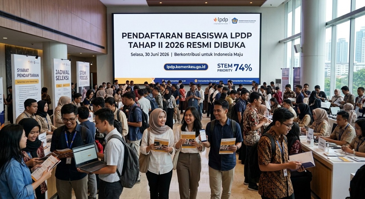 Pendaftaran Beasiswa LPDP Tahap II 2026 Resmi Dibuka