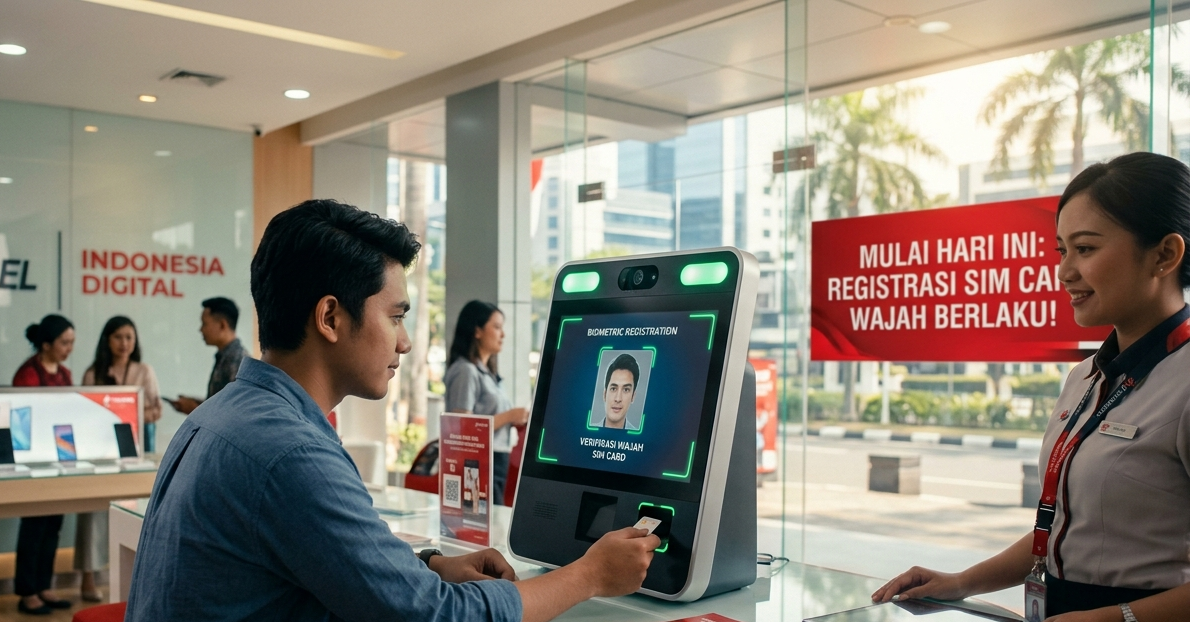 Resmi Berlaku Mulai Hari Ini Registrasi Nomor HP Baru Wajib Menggunakan Verifikasi Biometrik!
