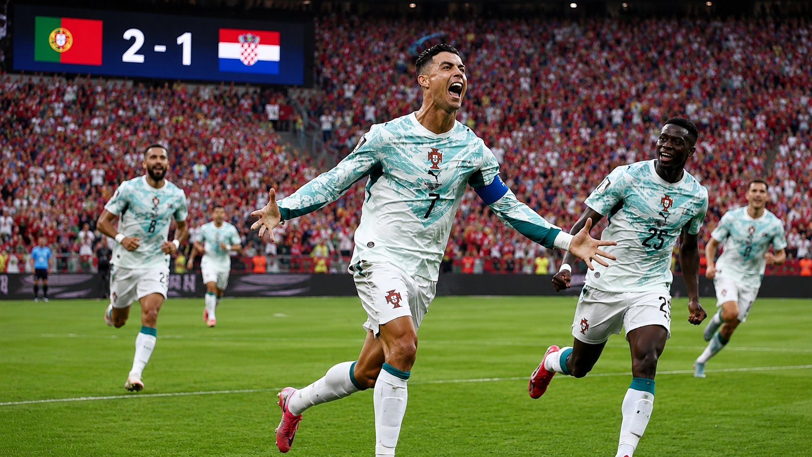 Portugal Menang Dramatis 2-1 atas Kroasia, Ronaldo dan Gonçalo Ramos Jadi Penentu Kemenangan