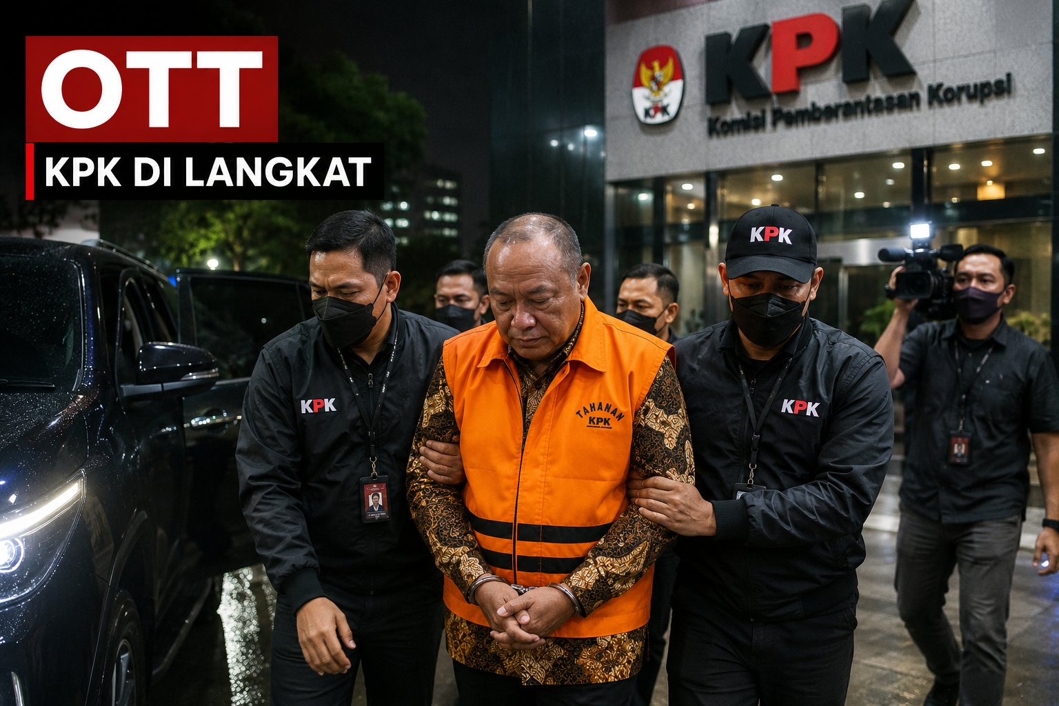 KPK Gelar OTT di Langkat, Bupati Syah Afandin Turut Diamankan