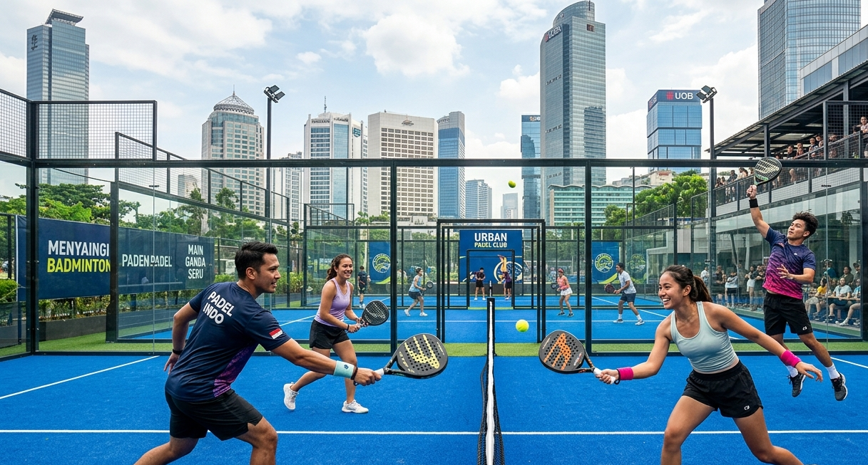 Demam Baru Masyarakat Urban Olahraga "Padel Tennis" Mulai Menyaingi Popularitas Badminton