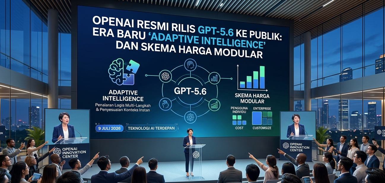 OpenAI Resmi Rilis GPT-5.6: Era Baru 'Adaptive Intelligence' dan Struktur Harga Modular