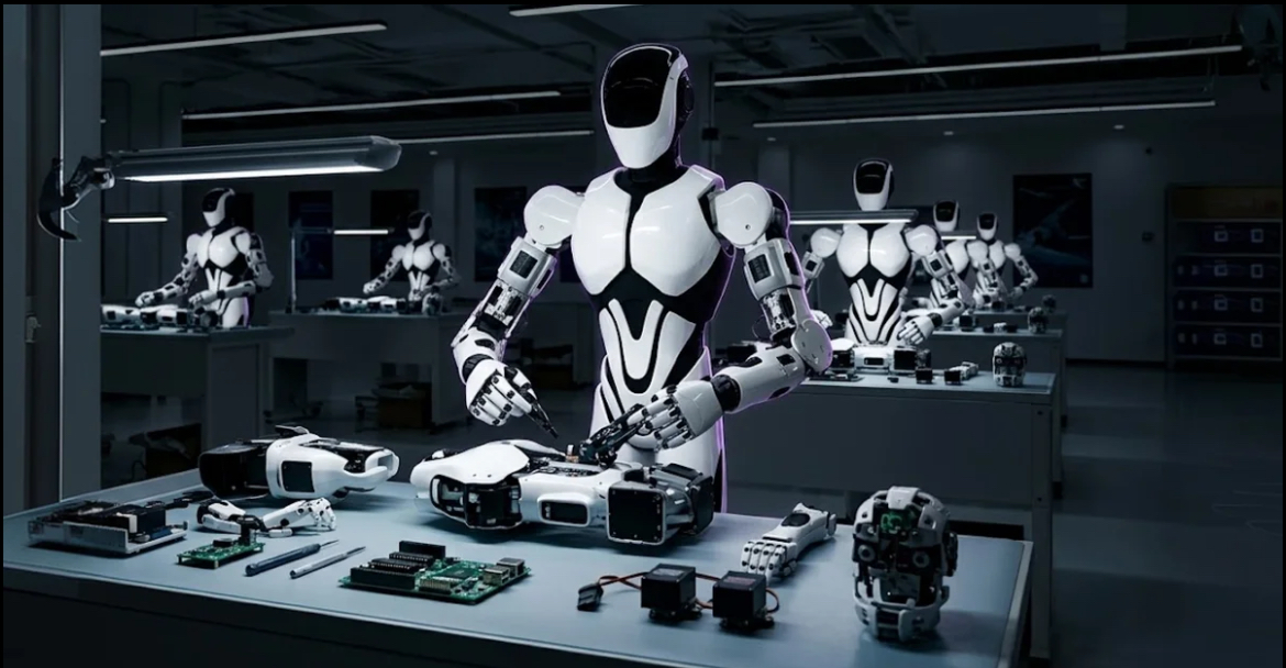 Robot Humanoid di China Kini Merakit Robot Lain, Babak Baru Otomatisasi Industri Dimulai