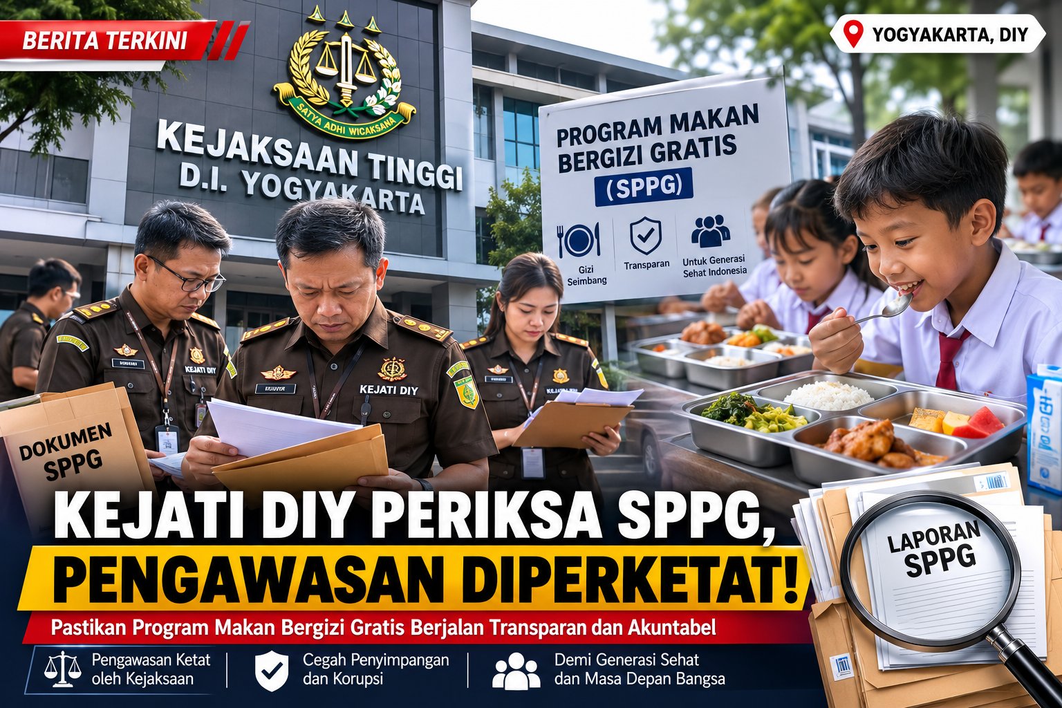 Kejati DIY Periksa SPPG, Pengawasan Program Makan Bergizi Gratis Diperketat Demi Cegah Penyimpangan