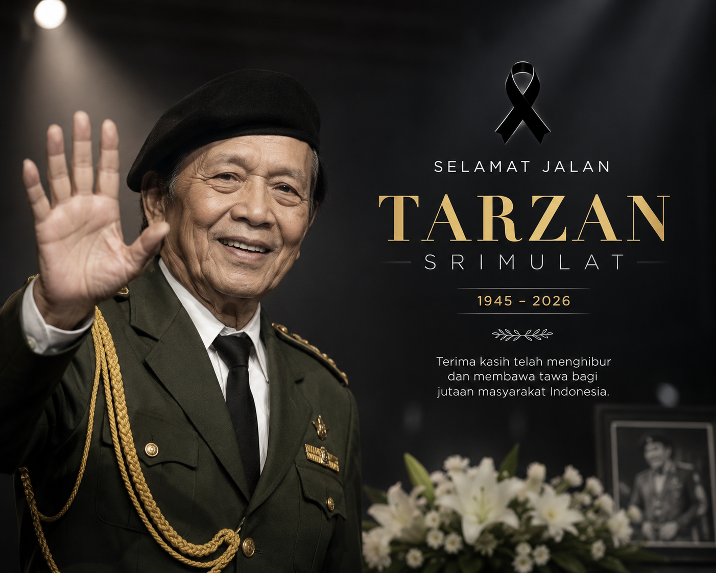 Komedian Legendaris Tarzan Srimulat Tutup Usia
