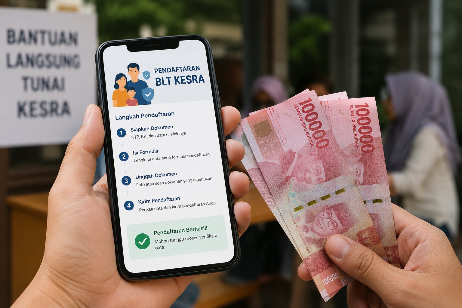 Tak Perlu Antre Panjang! Begini Langkah Praktis Daftar BLT Kesra Langsung dari Ponsel Anda