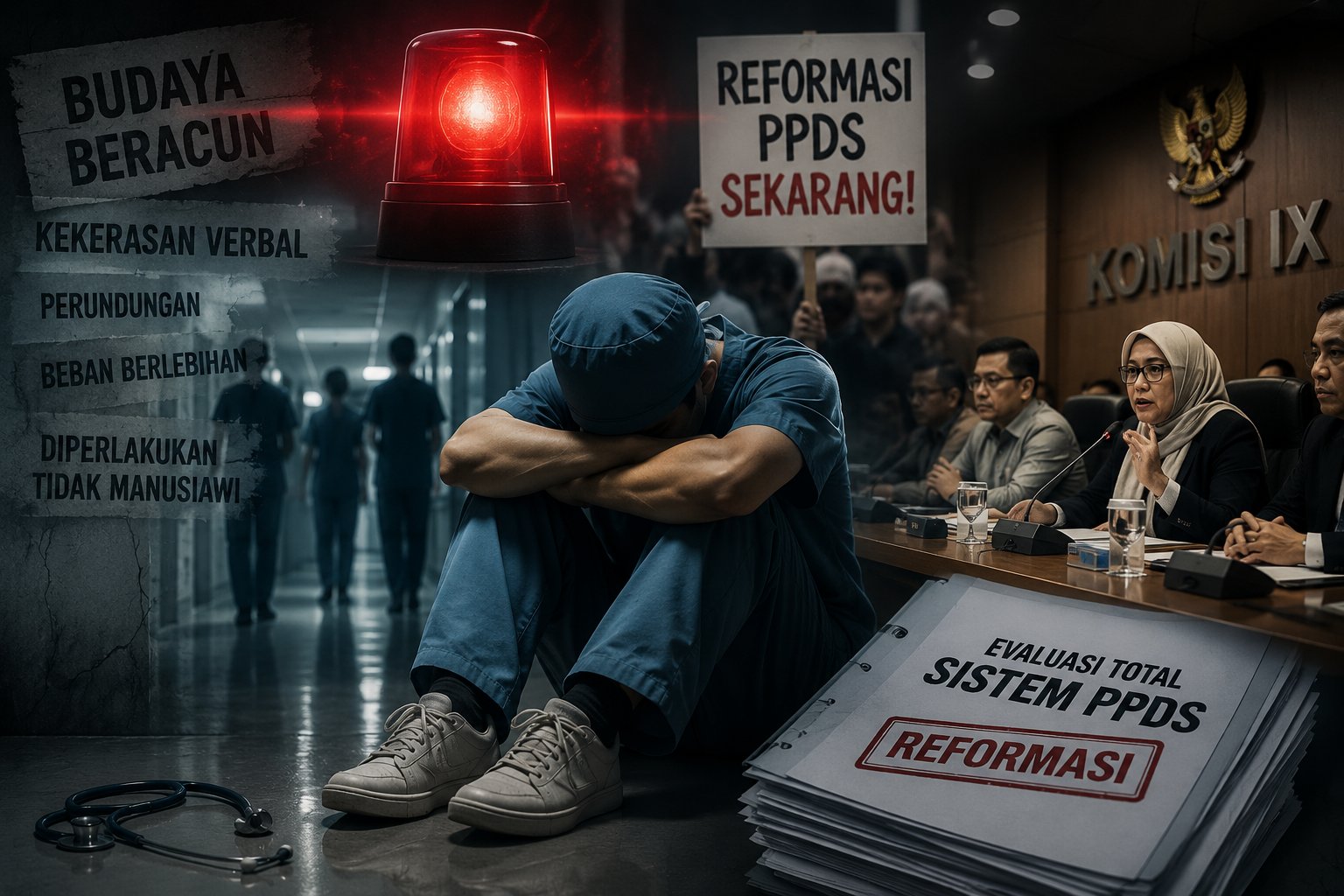 Tragedi PPDS Manado, Komisi IX DPR RI Tuntut Kemenkes Wujudkan Rencana Aksi Nyata Lindungi Mental Tenaga Medis