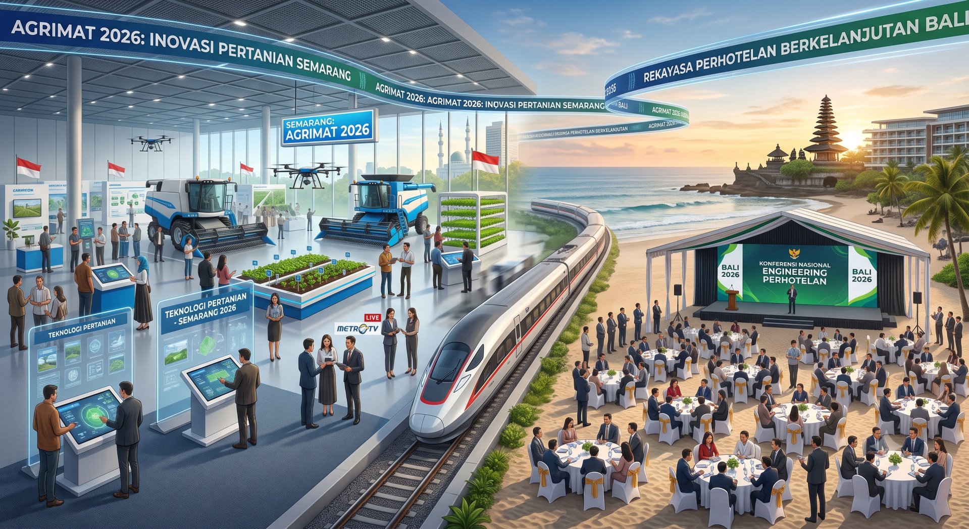 Pameran Teknologi Pertanian AGRIMAT 2026 Digelar di Semarang, Bersamaan dengan Konferensi Nasional Engineering Perhotelan di Bali