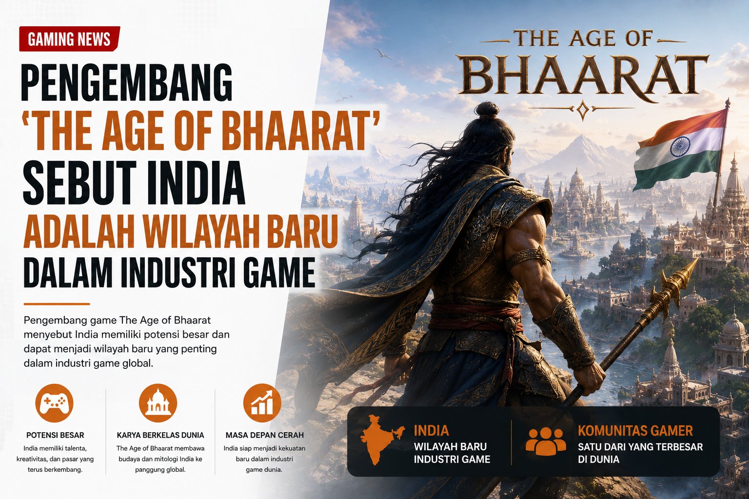 Pengembang ‘The Age of Bhaarat’ Sebut India Adalah Wilayah Baru dalam Industri Game