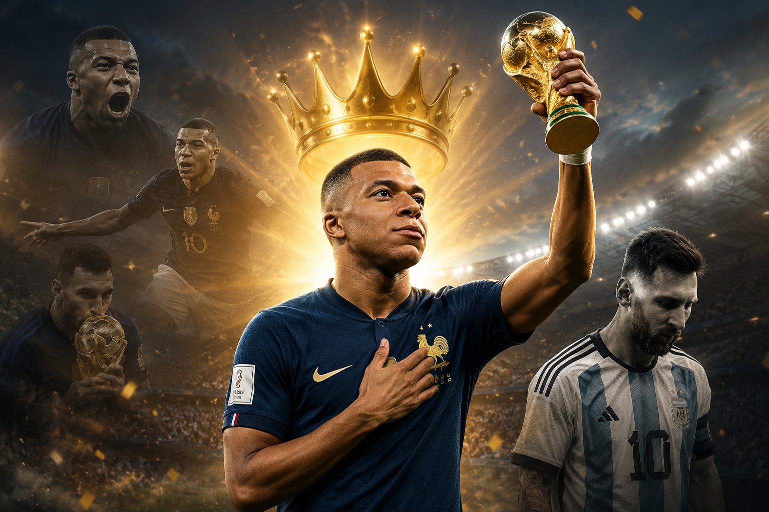 Era Baru Penguasa Sepak Bola, Kylian Mbappé Tahbiskan Diri Sebagai Raja Gol Sepanjang Masa Piala Dunia, Tinggalkan Lionel Messi