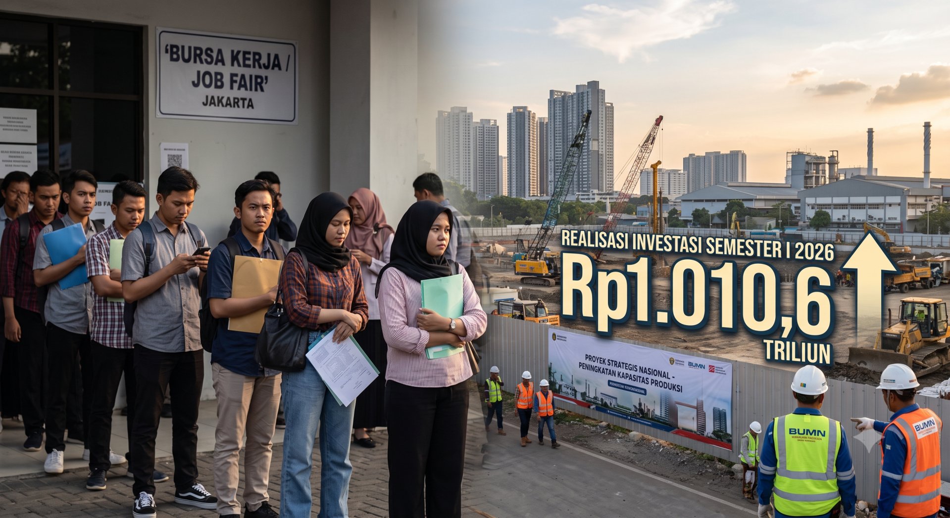 BI Catat Penyerapan Tenaga Kerja Melambat di Kuartal II 2026, Realisasi Investasi Semester I Tembus Rp1.010,6 Triliun
