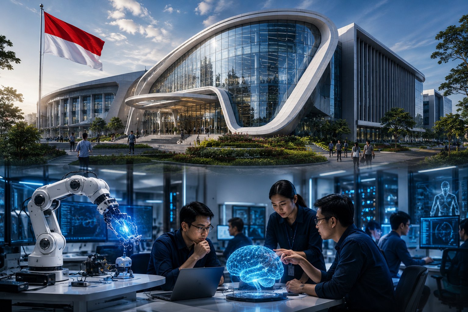 Indonesia Resmi Buka Pusat Riset Kecerdasan Buatan (AI) Terbesar di Asia Tenggara