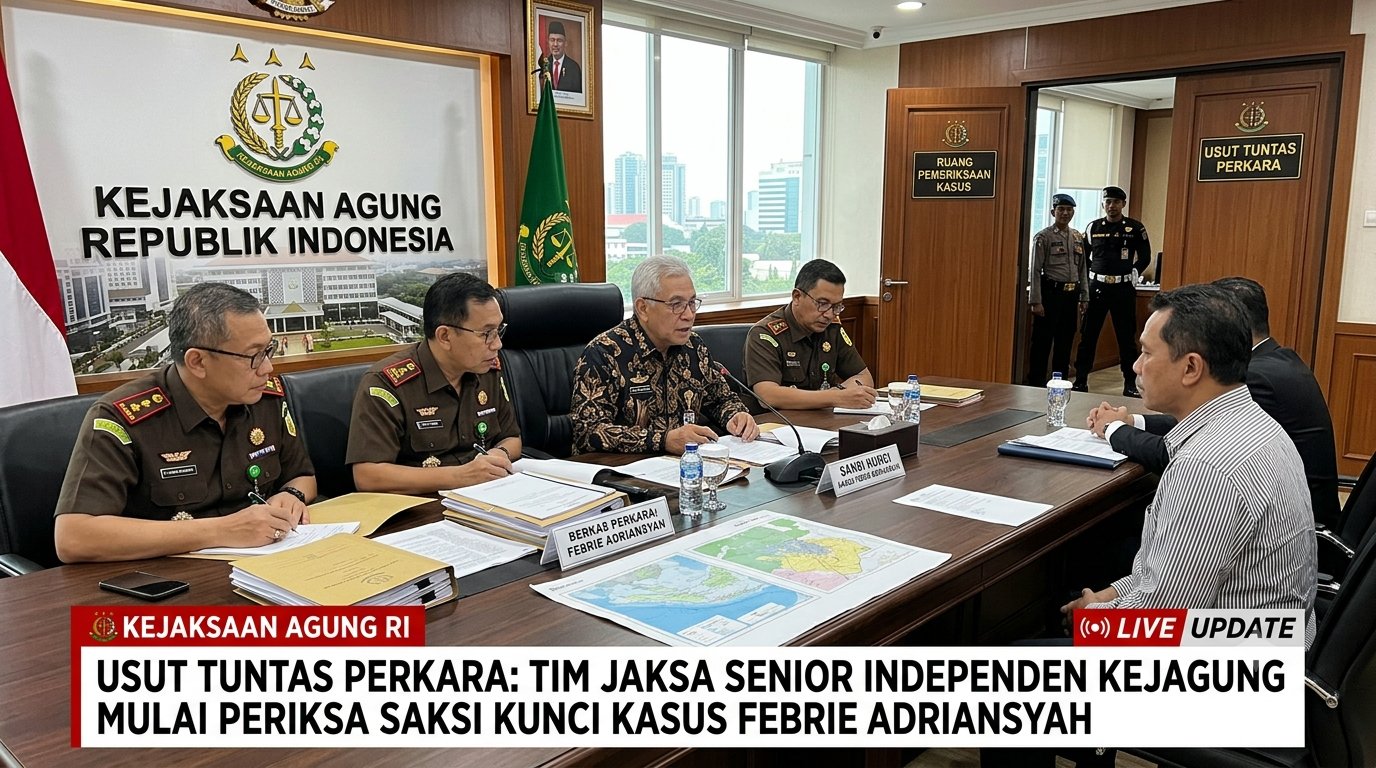 Usut Tuntas Perkara Tim Jaksa Senior Independen Kejagung Mulai Periksa Saksi Kunci Kasus Febrie Adriansyah