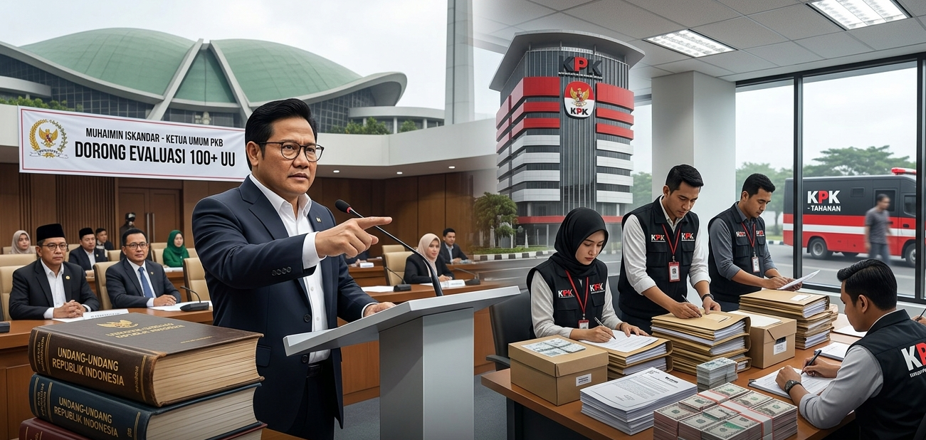 Sorotan Regulasi dan Hukum Muhaimin Iskandar Dorong Evaluasi 100+ Undang-Undang, KPK Percepat Penanganan Kasus Korupsi