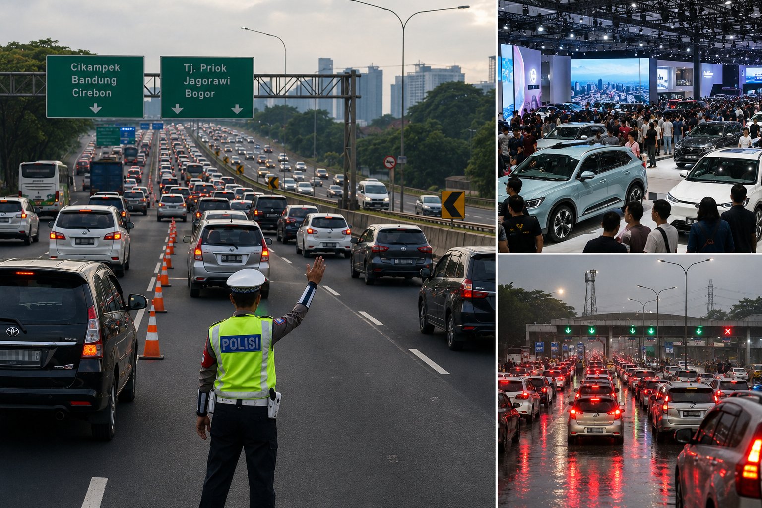 Arus Balik dan Pameran Otomotif Berakhir di Hari yang Sama, Mampukah Jakarta Lolos dari Kemacetan Besar?