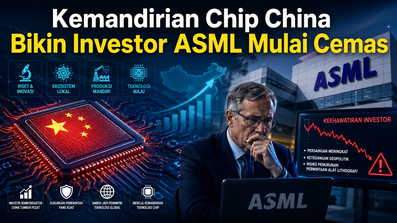 Kemandirian Chip China Bikin Investor ASML Mulai Cemas