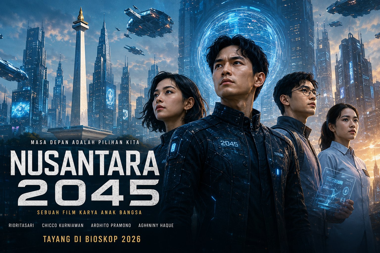 Film Fiksi Ilmiah Indonesia “Nusantara 2045” Cetak Rekor Penonton, Industri Perfilman Lokal Semakin Mendunia