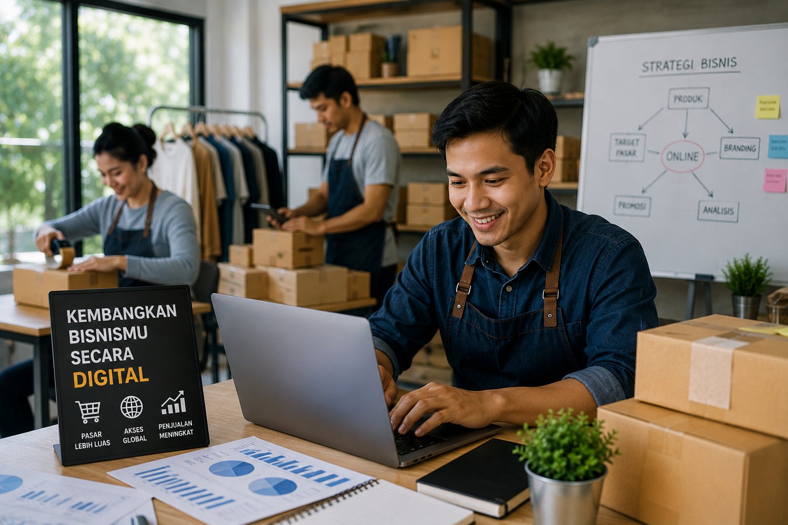 UMKM Berbasis Digital Dorong Pertumbuhan Ekonomi, Pelaku Usaha Optimistis Hadapi Persaingan Global