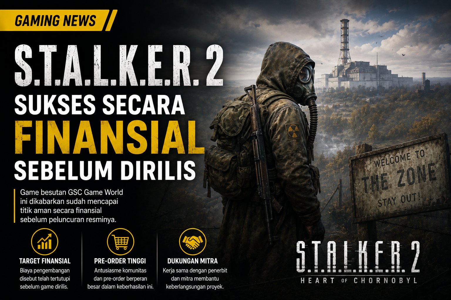 Belum Resmi Meluncur, S.T.A.L.K.E.R. 2 Dikabarkan Sudah Mencapai Kesuksesan Finansial