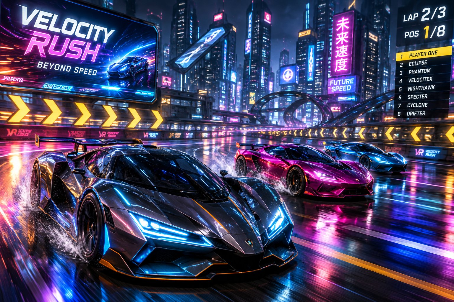 Game Balap Futuristik "Velocity Rush" Siap Ramaikan Persaingan Genre Racing