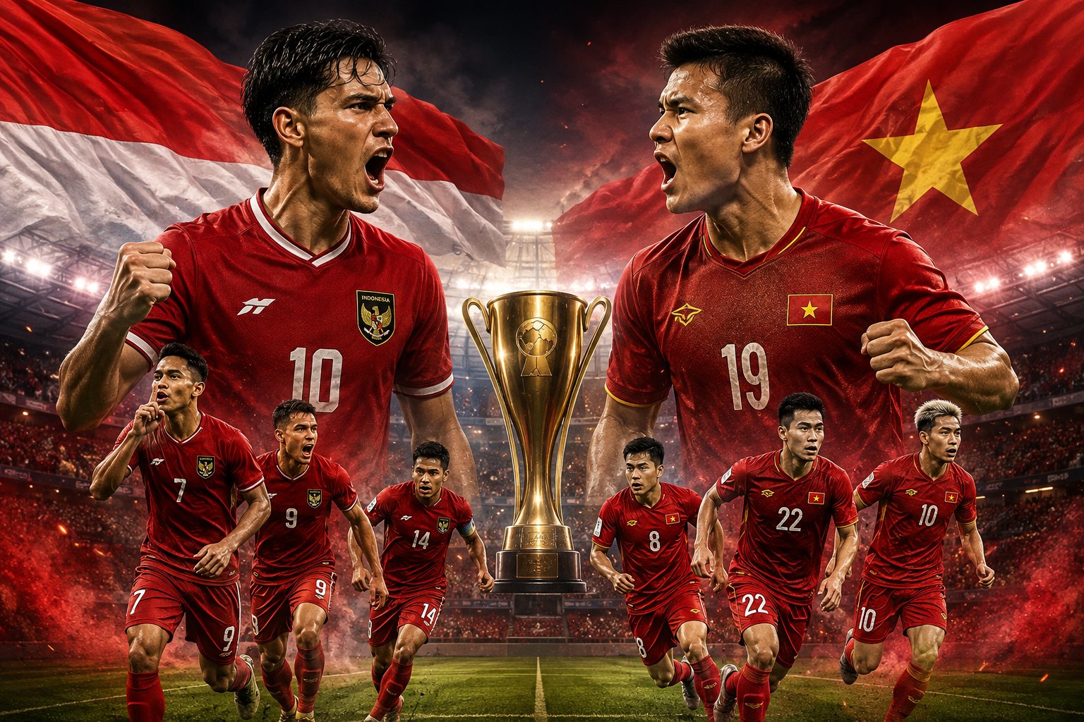 Big Match Timnas Indonesia Vs Vietnam Perebutan Puncak Klasemen Grup A Piala AFF 2026
