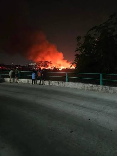 Kebocoran Gas Hanguskan Rumah Makan di Kawasan Grand Kamala Lagoon Bekasi