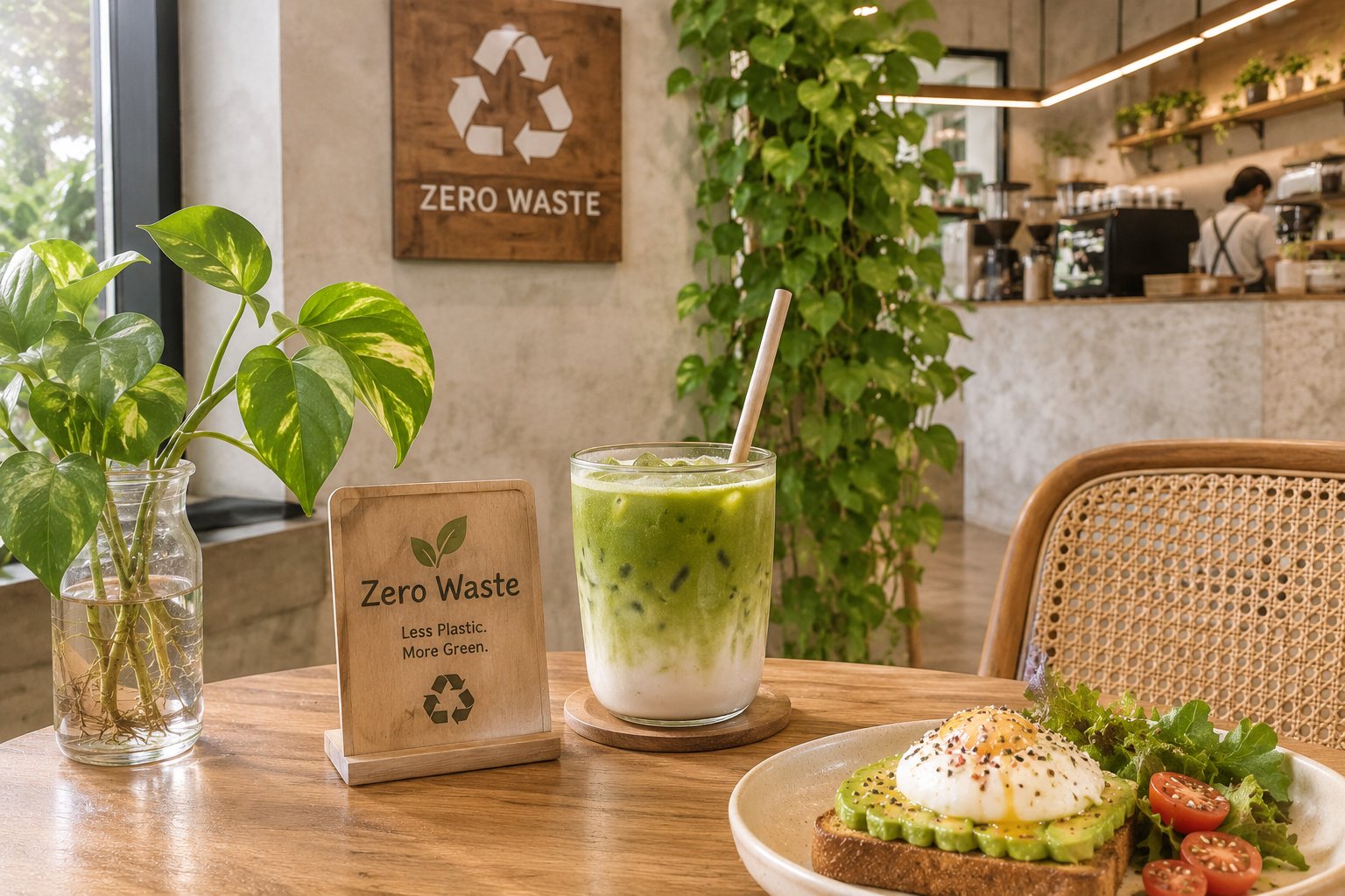 Kafe Hijau Naik Daun, Konsep Zero-Waste Ubah Wajah Kuliner Kota Besar