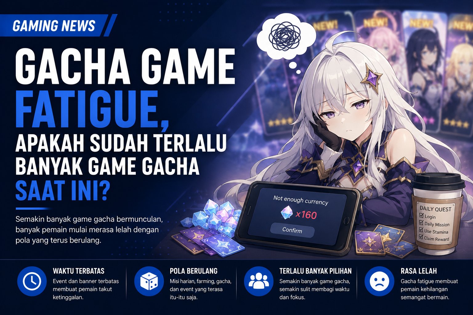 Tren Gacha Makin Menjamur, Gamer Mulai Lelah dengan Siklus Game yang Terus Berulang?