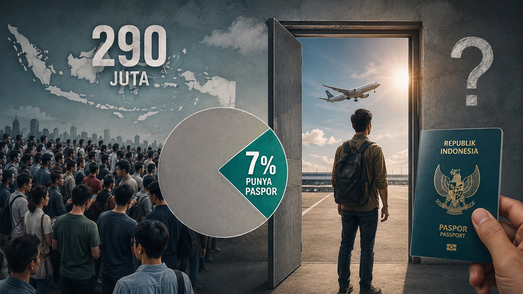 290 Juta Penduduk, Tapi Cuma 7% Punya Paspor — Kenapa WNI Enggan KELUAR NEGERI?